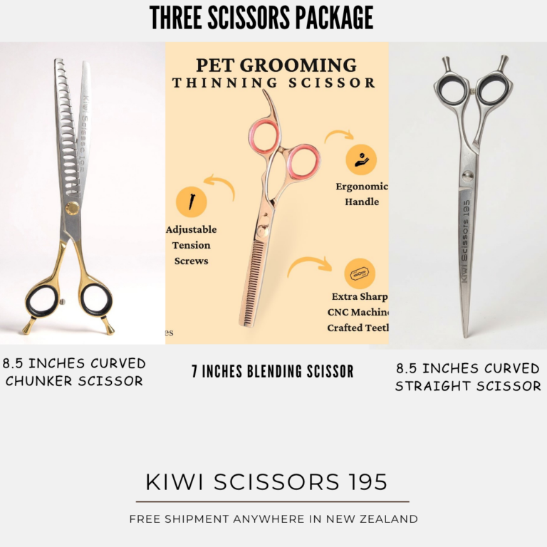 Pet Grooming Scissors Set of 3 Pet Grooming Scissors Set of 3