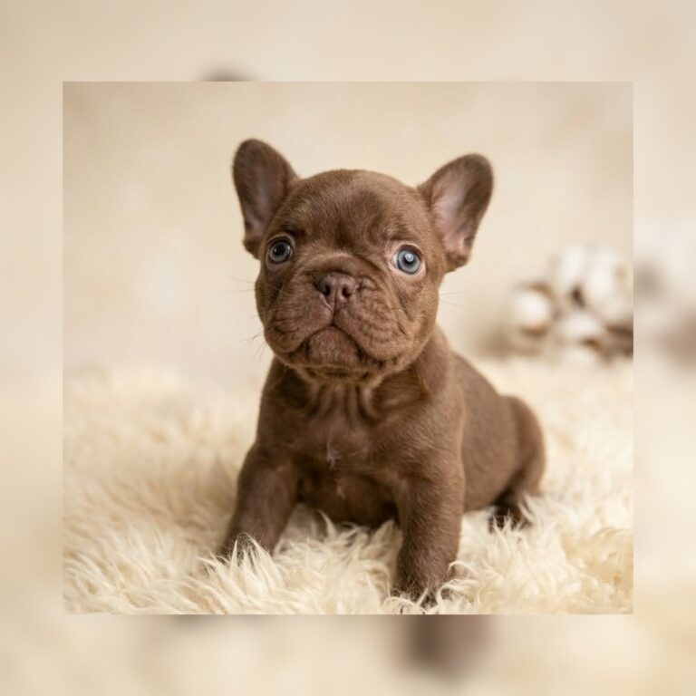 Rojo French Bulldog Puppy on a Purple Rug Rojo French Bulldog Puppy on a Purple Rug