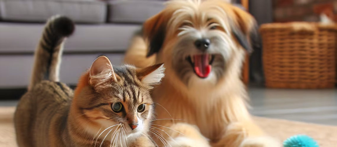 cat and dog toy